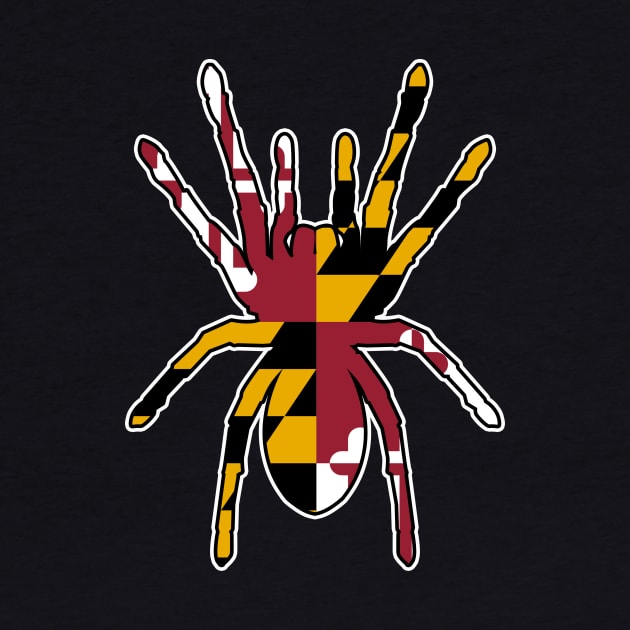 Tarantula Maryland Flag by Wickedcartoons